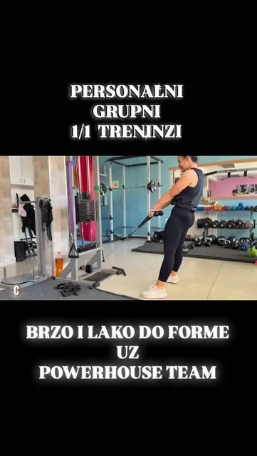 Reel: Personalni, grupni, 1/1 treninzi, brzo i lako do forme uz Powerhouse team